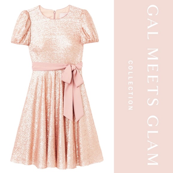 Gal Meets Glam Beatrix Sequin Crush Fit & Flare - Picture 6 of 8